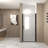 Pivot Shower Door With Aluminum Frame-124898855
