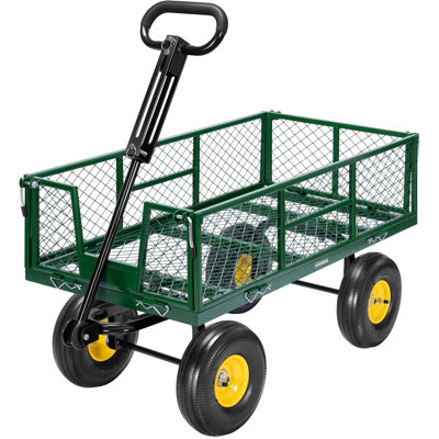 Chariot de jardin en acier robuste d'une capacité de 900 lb