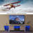 LED TV Stand With Remote Control And Multiple Modes Changing Lights