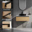 Meuble-lavabo flottant 30 po avec lavabo en céramique et tiroir à fermeture en douceur-1784223029