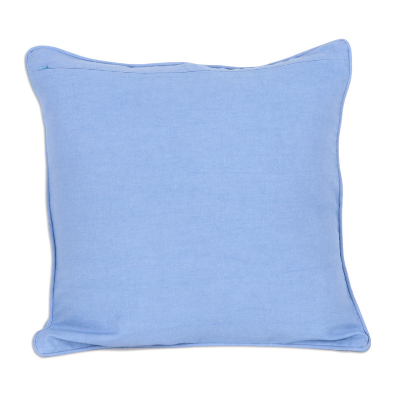 Outdoor 0.2'' Sofa Cushion Cover, Blue