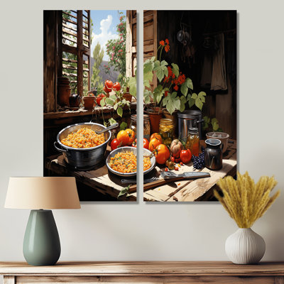 Cuban Cuisine Flavourful III - Large Cuba, impression d'art sur toile, ensemble de 2