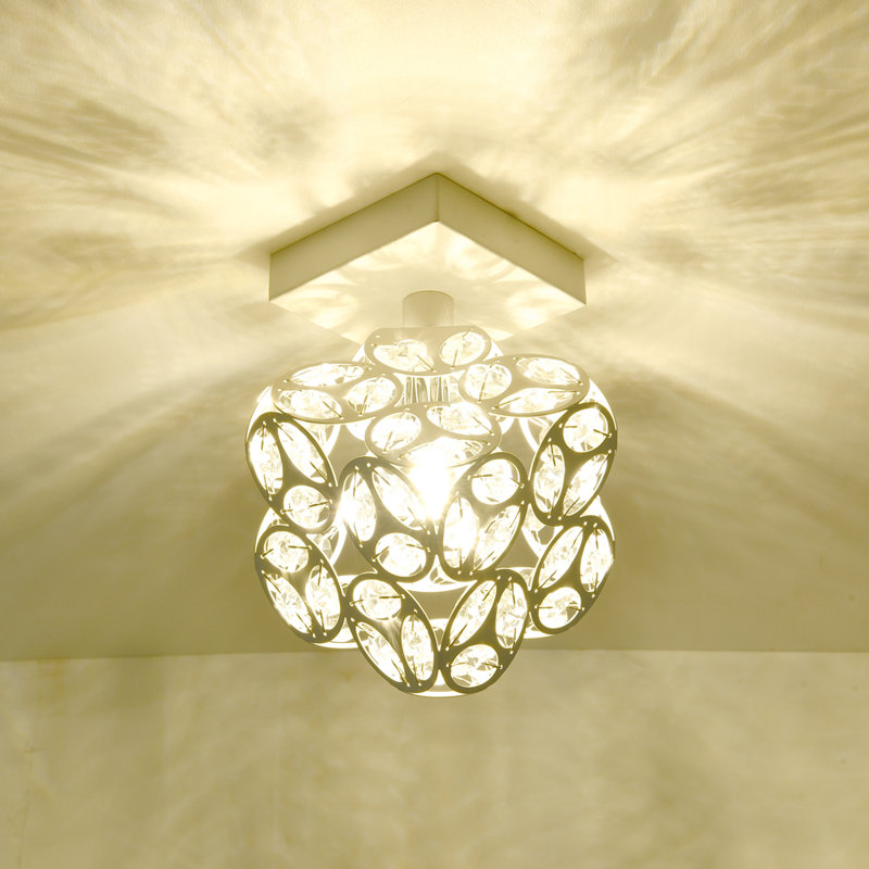 Plafonnier encastré 1 lumière Jolie, Blanc