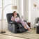 Lyquinn 37" Wide Contemporary Manual Reclining Massage Chair with Heating Function