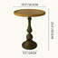 Table d'appoint en bois de style vintage avec table basse de style champêtre et petite table basse moderne convenant à un salon, un restaurant et une chambre d'hôte.