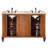 Pina 55'' Double Bathroom Vanity with Marble Top