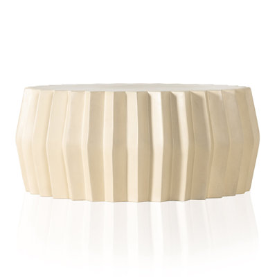 Delinda 37.75'' Concrete Outdoor Coffee Table