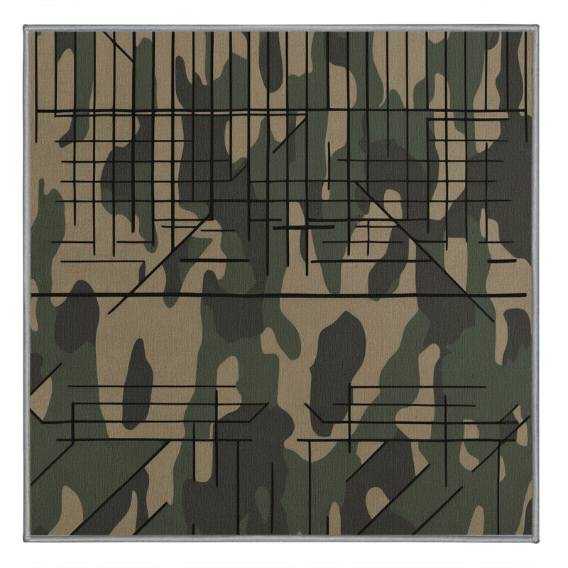 Tapis camouflage Vertex, Carré 6 pi