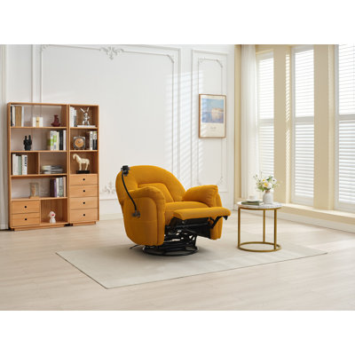 Bavita Upholstered Swivel Armchair