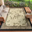 Tapis antidérapant à imprimé floral papillon-129424959