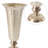 Metal Vase,  Champagne Flute Shape-1542232522
