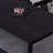 Black solid wood dining table rectangular home-106445401