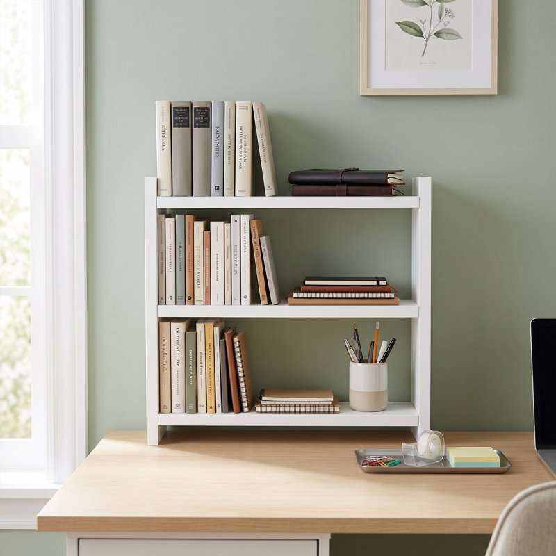 Tablette de cuisine moderne blanche, 45 x 40 x 10 cm, 100% panneau de particules enduit de mélamine, durable et élégante, pour organiser les épices, les livres de cuisine et les articles de cuisine essentiels, design élégant pour toute maison