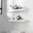 Sydney 24" W x 6" D Floating Shelves Set with Invisible Wall Mount Brackets-89833782