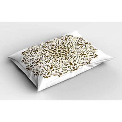 Manly Polyester Floral Sham Set