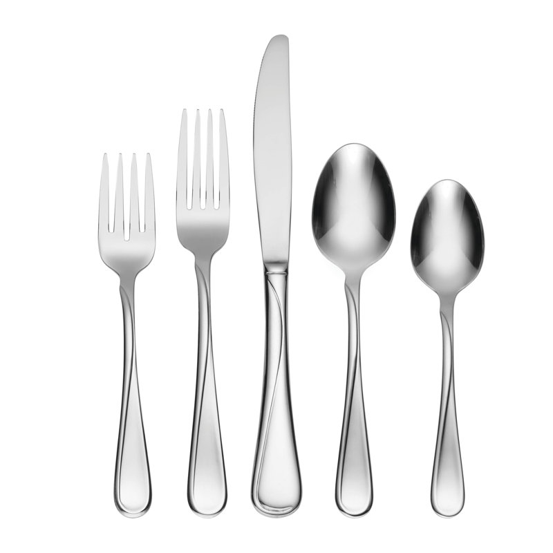 Oneida Flight 20-Piece Stainless Steel Flatware Set, Service for 4