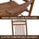 Karlin Outdoor 2 Solid Wood Chairs and 1 Table