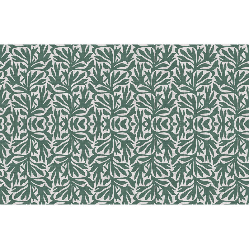 Tropical Leaf Green Foliage Pattern, 168" L x 108" W