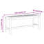 Banc de jardin en bois Kentrelle