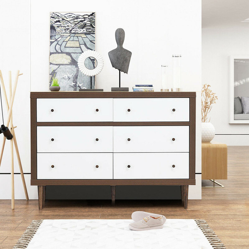 Commode décorative 6 tiroirs Neppie