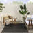 Remmie Black Modern Indoor/Outdoor Rug-748344068-765133980