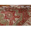 Tapis rouge en laine rouge Heriz Serapi