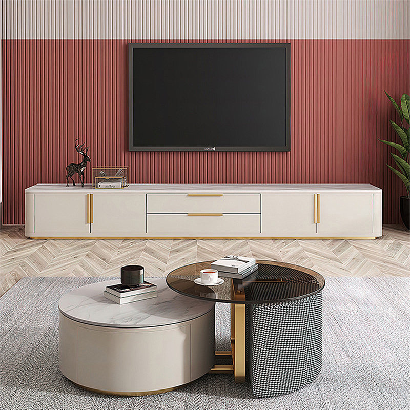Ensemble de meuble télé Modern Rock Slate