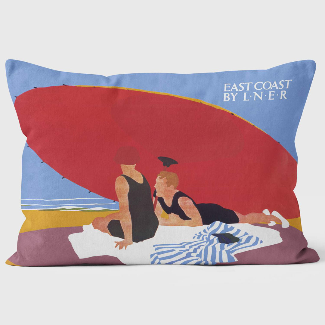 East Coast by LNER 1930s - Sunshade - National Railway Museum Cushion
