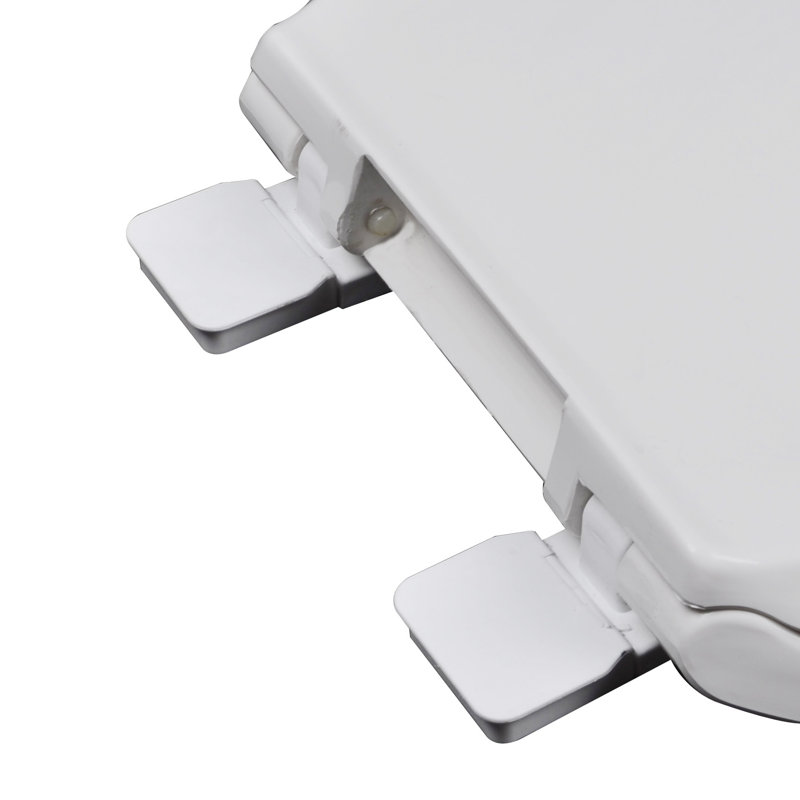 Round Toilet Seat and Lid, White