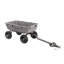 Chariot de jardin à benne basculante en poly robuste avec capacité de 800 lb