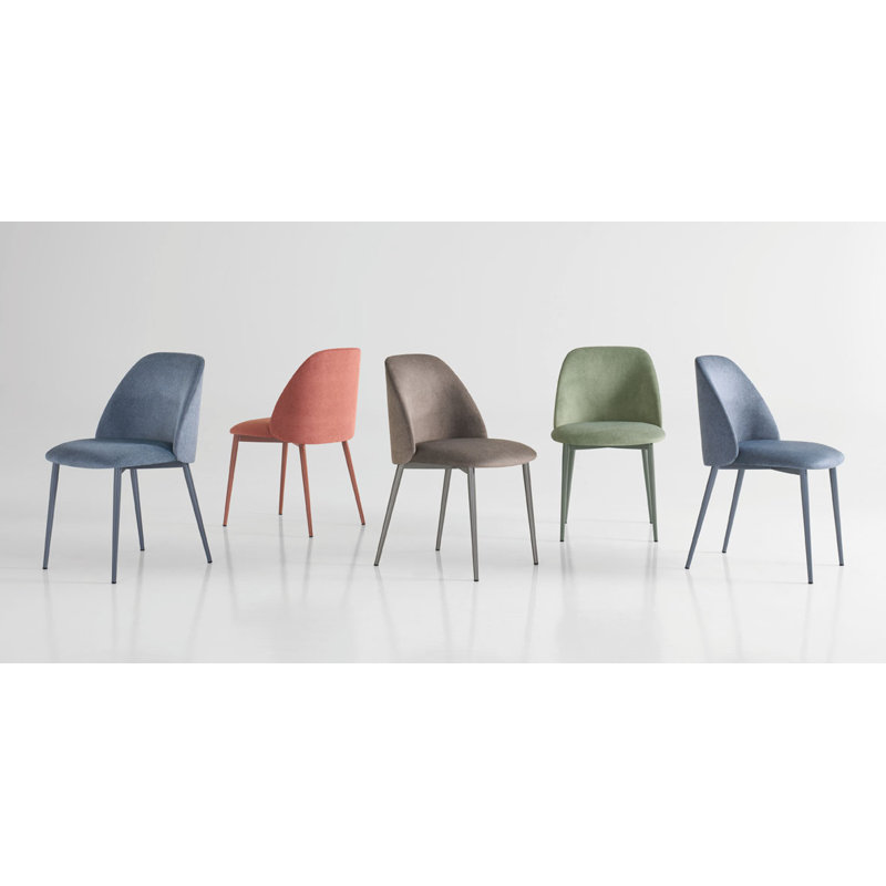 Prelude Upholstered Dining Chair, Vella Peppercorn