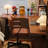 Brown L-Shaped Solid Wood writing desk