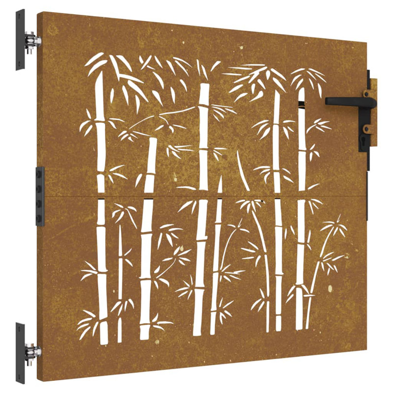Phokas Metal Gate, Brown, 85 x 75 cm (W x H)