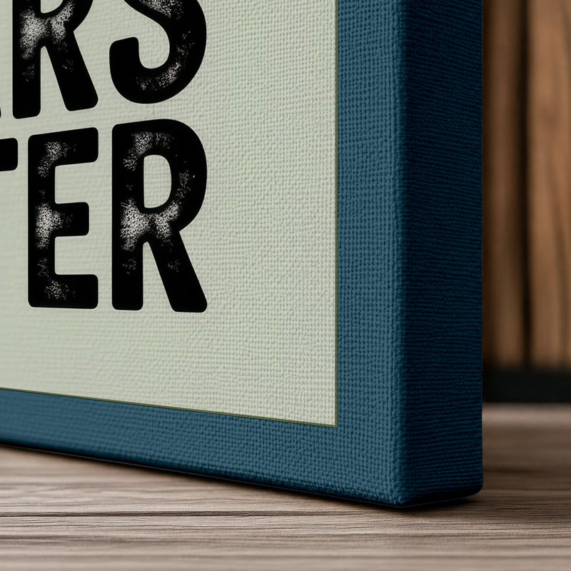 Print, 18x12 - 45.7 x 30.5 cm, Teal Border