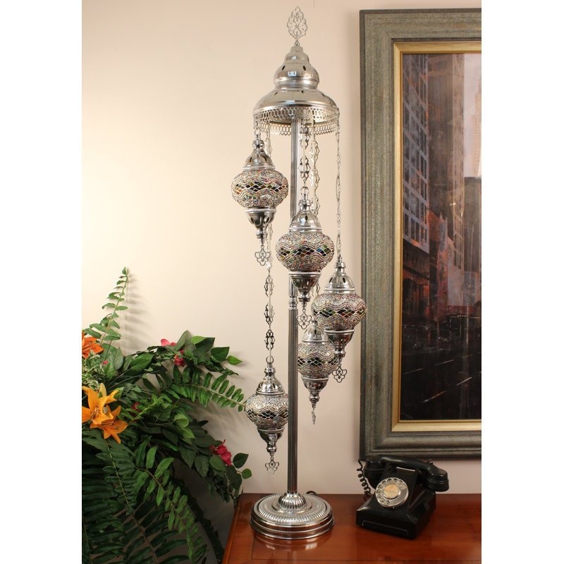 Dilbeck 120cm Silver Lighting Floor Lamp