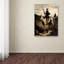 «Don Quichotte dans les montagnes 2», reproduction sur toile tendue-22559612