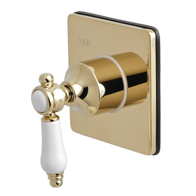 Kingston Brass Bel-Air Single-Handle Wall Mount Three-Way Diverter Valve with Trim Kit