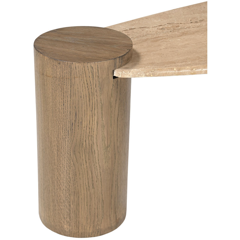 Table basse Taverna Dolleen, Brun