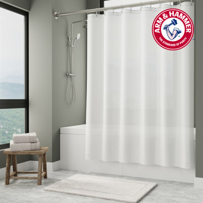 Arm & Hammer Waterproof,  PEVA  Shower Liner, Light Weight  70x72