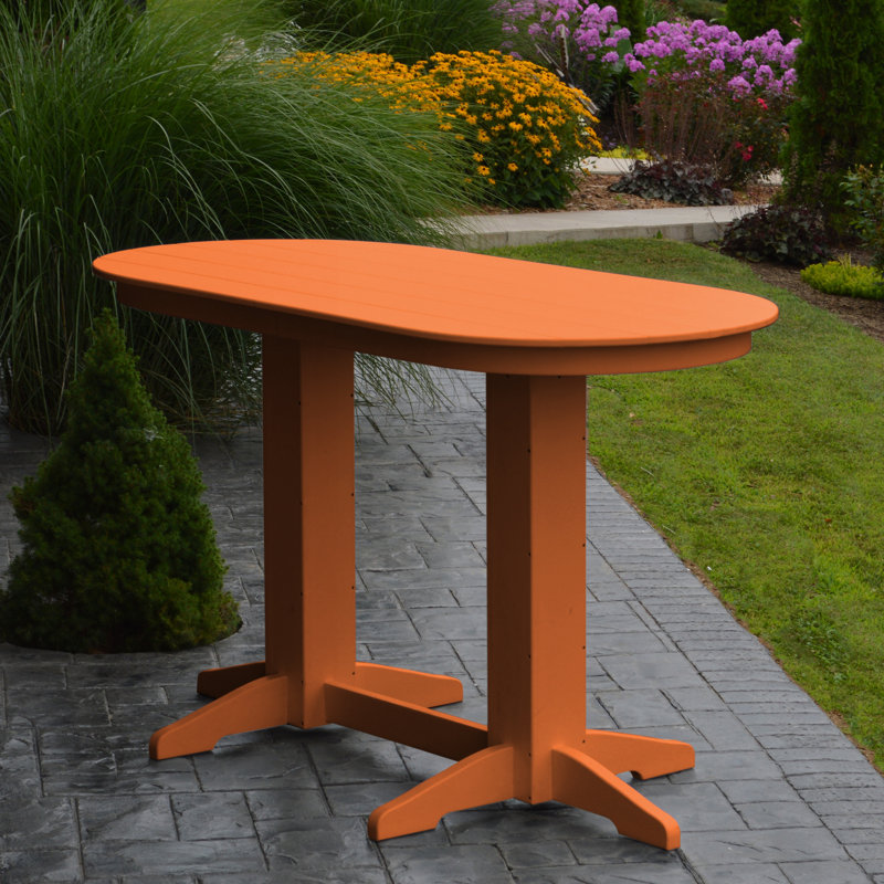 Table de salle à manger Nettie, Orange, H 42 po x l 60 po x P 33 po