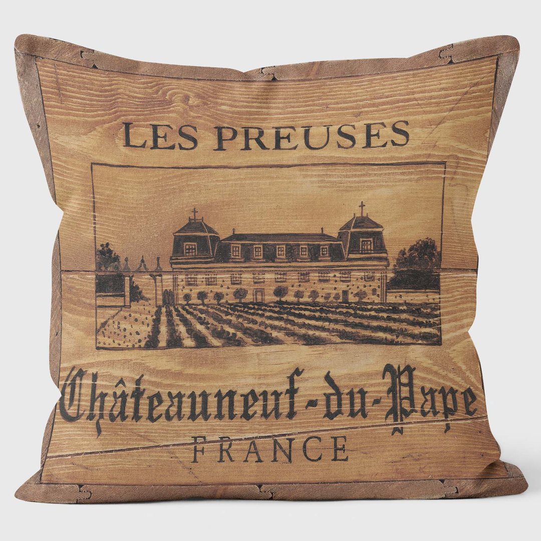 Les Preuses - Martin Wiscombe - Wine Beer Art Cushions