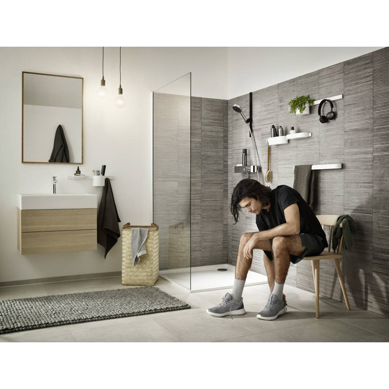 hansgrohe Pulsify S Handshower 105 3-Jet, 2.5 GPM, Chrome, 2.5 GPM