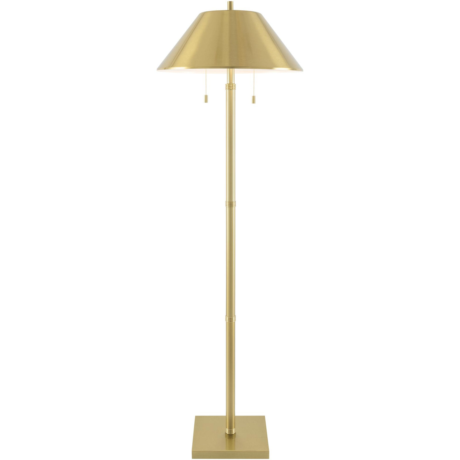 63" Floor Lamp, Gold