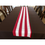 2" Stripes Print Table Runner