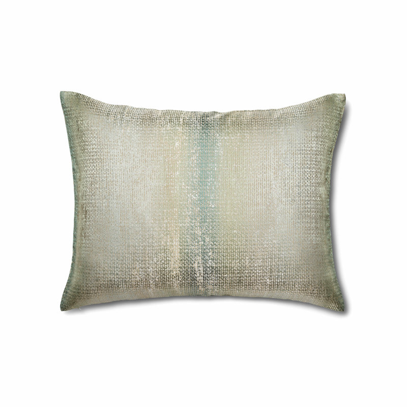 Anguilla Rectangular Sham, Aqua, 20"H x 26"W