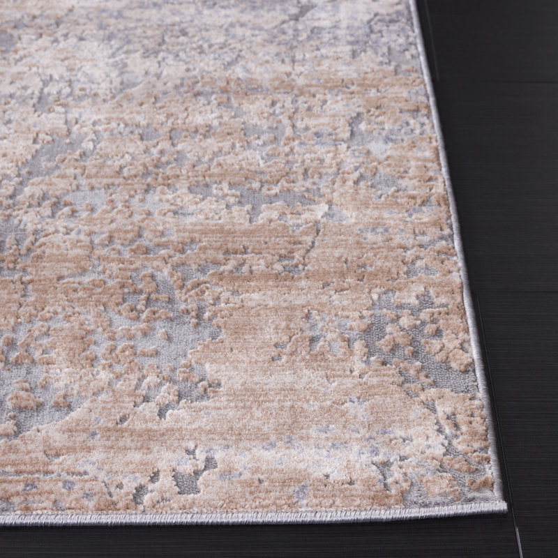 Tapis abstrait Keyra Performance, Rectangle 5 pi 3 po x 7 pi 6 po