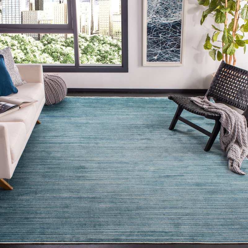 Tapis bleu / gris Adal, Rectangle 9 pi x 12 pi
