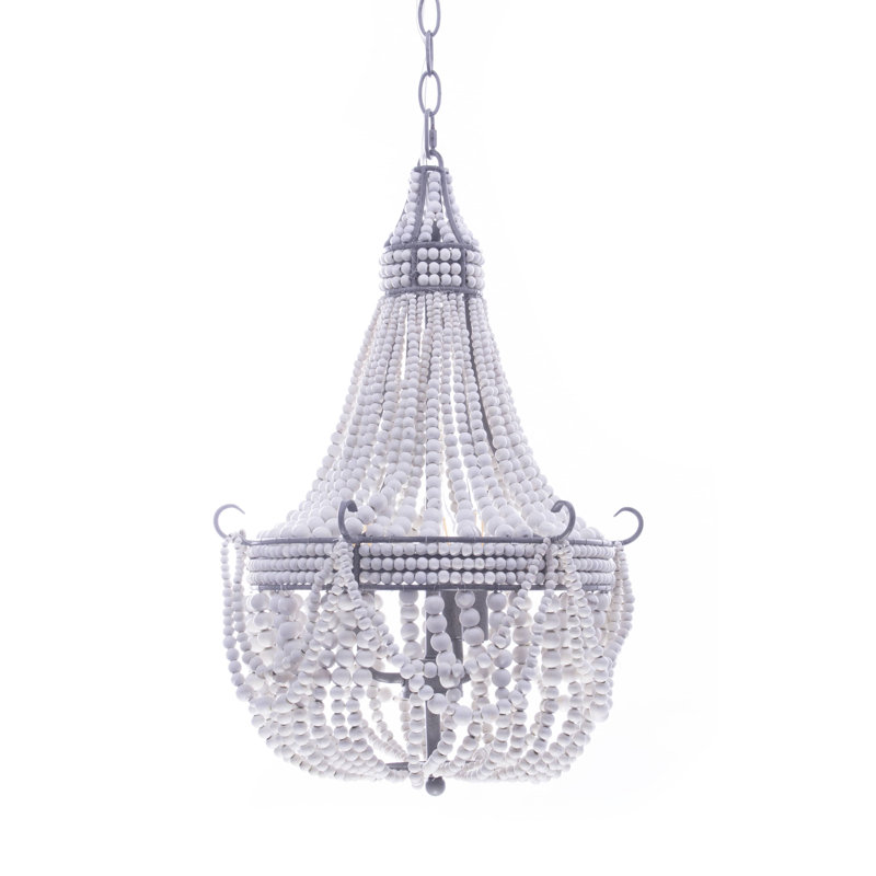 Lustre empire unique à 3 lumières Sean