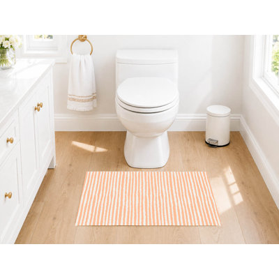 Tapis de toilette rectangulaire absorbant et antidérapant Long Gen