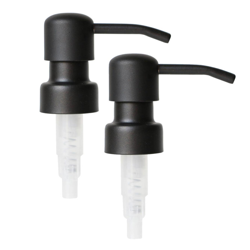 Pompe de remplacement pour savon et lotion en métal Sergent, Noir